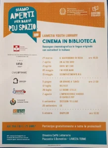 cinema in biblioteca evento calabria lamezia terme