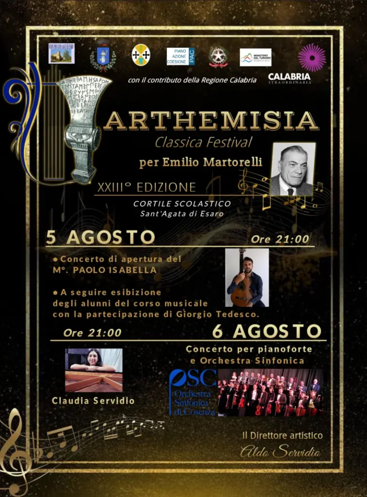 arthemisia classica festival evento cosenza calabria