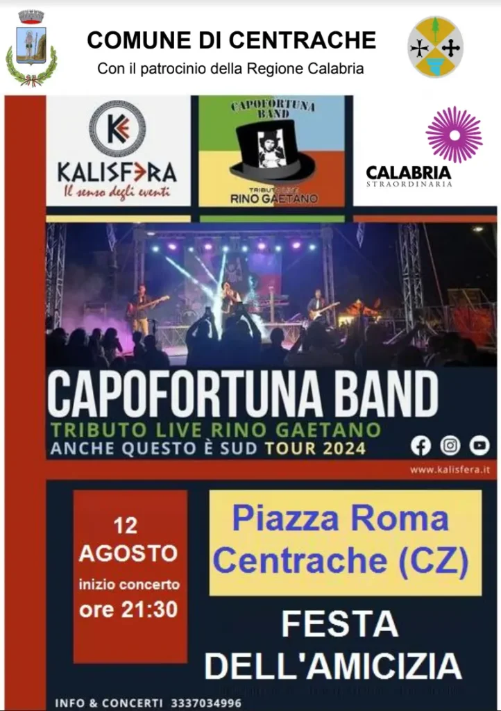 festa dall'amicizia catanzaro evento calabria