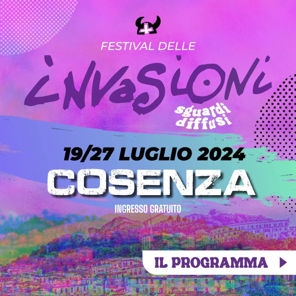 festival delle invasioni cosenza 2024 evento calabria